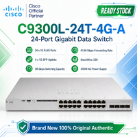 Nouveau commutateur Ethernet intelligent géré Cisco Catalyst C9300L 24T 4G à 24 ports, Data Network Advantage Enterprise, C9300L-24T-4G-A