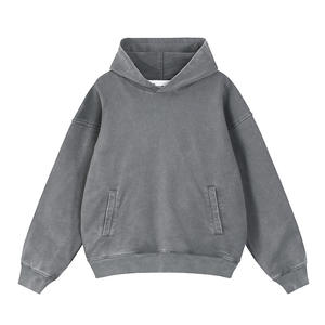 <span class=keywords><strong>Pull</strong></span> à capuche unisexe en coton pur, style américain <span class=keywords><strong>vintage</strong></span>, effet flocon de neige, couleur unie, tendance, épais et chaud - Product Image 1