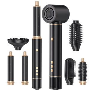 Set Penata Rambut Multifungsi 7 in 1: Catokan Rambut Cepat, Pelurus Rambut, Curling Iron, Sikat Udara Panas, Pengering Rambut - Product Image 2