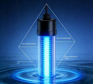 Lampe germicide submersible UV spéciale pour <span class=keywords><strong>aquarium</strong></span>, lampe de désinfection pour <span class=keywords><strong>aquarium</strong></span>, lampe UV pour éliminer les <span class=keywords><strong>algues</strong></span> dans les étangs à poissons, purification de l'eau - Product Image 1