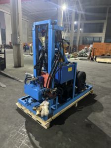 Machine de forage de puits <span class=keywords><strong>hydraulique</strong></span> diesel sur roues de 25 CV avec tige de forage et trépan - Product Image 4