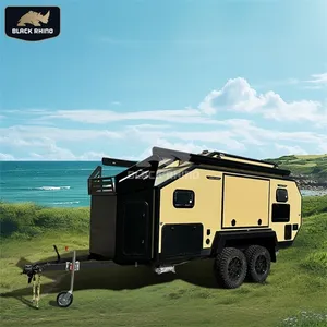 Chine manufacture 4x4 hors route camping-car hors route 4x4 hors route camping rv remorque sur roues