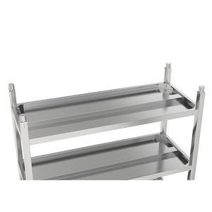 Personalización de gran cantidad de cocina para catering, cocina comercial, estantes de acero inoxidable ensamblados, estante de acero inoxidable - Product Image 6