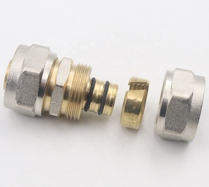 Conexión de compresión reductora recta de latón forjado PEX-Al-PEX Clase <span class=keywords><strong>125</strong></span> - Product Image 2