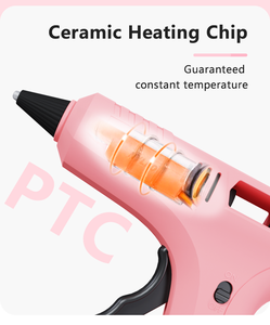 Mini pistola de pegamento de fusión en caliente inalámbrica, fábrica al por mayor, batería recargable, pistola de pegamento tipo C, alambre de alta calidad de larga duración - Product Image 5