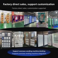 Distributeurs automatiques entièrement automatiques à écran tactile, de petite et moyenne taille, sans personnel, avec paiements par espèces, pièces et cartes de crédit