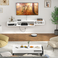 Meuble TV de Luxe pour Centre de Divertissement Domestique, Console en Bois au Design Industriel, Multifonctionnel pour Salon, Chambre et Salle à Manger