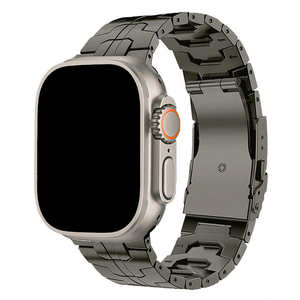 Correa de Reloj de Malla de Titanio de Lujo de 41 mm con Hebilla Plegable para Reloj Apple Serie 9 8 7 6 5 4 3 2 1 SE, Correa de Reloj Resistente - Product Image 6