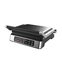 Machine à sandwichs électrique professionnelle RSC Mini à double nervurage pour petit-déjeuner, grill panini PG017