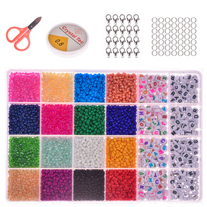 Ensemble de perles en céramique ronde de 3 mm de couleur mélangée par Jibaizhao pour la fabrication de bijoux DIY et les cadeaux d'artisanat - Product Image 6