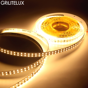 Bande LED Flexible Double Rangée SMD2835 220V 240 LED/M Sans Driver Découpable 10cm Luminosité Commerciale 14W/M - Product Image 1