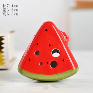 Ocarina Pastèque 6 Trous pour Enfants et Étudiants – Cadeau Créatif pour Débutants Apprenant les Instruments à Vent - Product Image 1