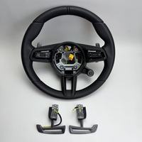 Volant sport en cuir et fibre de carbone GZYLC pour voitures F10/F22/F30/F34/F32/F82/E70/E90/F20/F06/F11/F15/M1/M2/M3/M4/M5