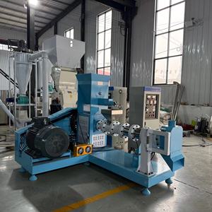 Ligne de production de machines <span class=keywords><strong>pour</strong></span> aliments <span class=keywords><strong>pour</strong></span> animaux de compagnie de 500 kg/h croquettes <span class=keywords><strong>pour</strong></span> aliments <span class=keywords><strong>pour</strong></span> chiens à double vis extrudeuse <span class=keywords><strong>pour</strong></span> fabrication d'aliments <span class=keywords><strong>pour</strong></span> poissons - Product Image 1