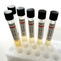 Tube de prélèvement stérile avec solution de bactériophoreses de Pétrole (BPW) 10 mL pour la surveillance des surfaces en contact avec les aliments