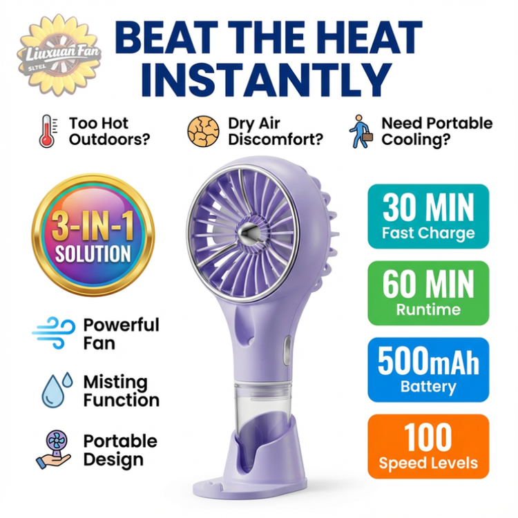 Portable Mini Fan Handheld Desktop Air