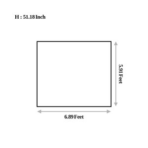 Carpa CAMPTOWN VESTA con Protección UV, Postes de Fibra de Vidrio, Revestimiento Plateado Antiinsectos, Doble Puerta, para Uso en Campamentos al Aire Libre - Product Image 6