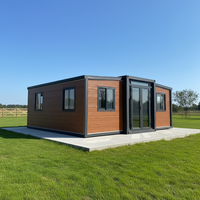 Maison mobile portable de 40 pieds de haut avec toilettes et salle de bain