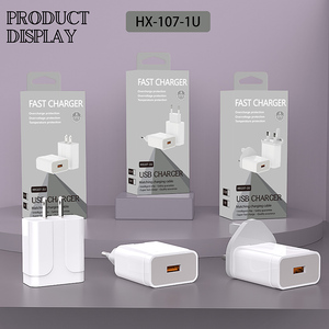 หัวแปลง1A QC3.0ปลั๊กเสียบ USB ชาร์จเร็วอะแดปเตอร์ชาร์จเร็วสำหรับโทรศัพท์มือถือแอนดรอยด์ไอโฟน - Product Image 1