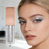 OEM Großhandel Langlebige 5g Metallic Liquid Lidschatten Private Label Glitter Lidschatten Makeup Eye Shimmer Finish Verschiedene Farben