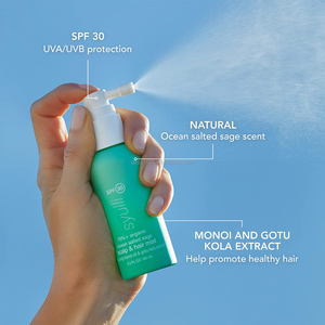<span class=keywords><strong>Spray</strong></span> <span class=keywords><strong>solaire</strong></span> capillaire bio SPF 30 à marque privée 60 ml – Brume réparatrice pour <span class=keywords><strong>cheveux</strong></span> – <span class=keywords><strong>Protection</strong></span> <span class=keywords><strong>solaire</strong></span> - Product Image 3