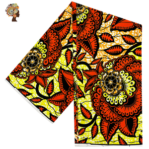 Super V Authentique 100% Tissu Pagnes Africains en Coton Imprimé Wax 6 Yards Dobby Batik 150gsm Chevrons <span class=keywords><strong>pour</strong></span> Chemises Garçons - Product Image 1
