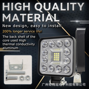 <b>Mini</b> Square <b>Led</b> Work <b>Light</b> 28Smd 12-24V For Truck Off Road Vehicle - Product Image 4