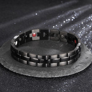 Bracelet magnétique à énergie quantique, protection EMF, bracelet en <span class=keywords><strong>pierre</strong></span> énergétique, bracelet de thérapie magnétique, bracelet à énergie scalaire japonaise - Product Image 3