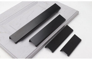 Modern Minimalist F-Type Edge Hidden Aluminum Handles Wardrobe <strong>Doors</strong> Cabinets Sideboards Shoe Cabinets &amp; Drawers - Product Image 6