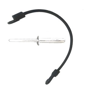 Équipement de plein air, accessoire pour bateau et kayak, corde élastique noire de 80 cm, ancre, attache de fixation - Product Image 5