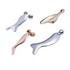 Massaggiatore a rullo YUEXIU in lega di zinco per occhi, strumento per raschiamento facciale, bastoncino di bellezza a testa di pesce per lifting del <span class=keywords><strong>viso</strong></span> - Product Image 1