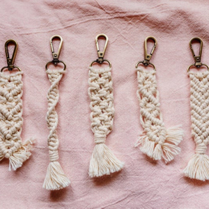 Macrame Key Chains Handmade Creations - Product Image 1
