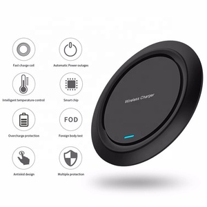Cargador inalámbrico portátil de carga rápida de 15W Cargador de batería de la almohadilla de carga del teléfono celular para <span class=keywords><strong>iPhone</strong></span> 11 <span class=keywords><strong>Pro</strong></span> <span class=keywords><strong>Max</strong></span> - Product Image 2
