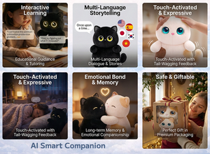 Juguete de peluche inteligente ecológico premium con IA para contar historias a los niños - Product Image 6