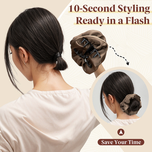 2026 Chignon élégant synthétique à pince avec chouchous pour <span class=keywords><strong>cheveux</strong></span>, postiche pour chignon bouffant, queue de cheval, <span class=keywords><strong>blond</strong></span> cassé - Product Image 2