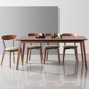 <span class=keywords><strong>Chaise</strong></span> <span class=keywords><strong>de</strong></span> salle à manger en noyer massif à prix avantageux avec <span class=keywords><strong>assise</strong></span> en tissu vert sauge - Product Image 6