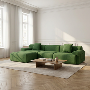 Divano letto angolare a sette posti grigio e bianco, con <span class=keywords><strong>angolo</strong></span> <span class=keywords><strong>verde</strong></span> oliva, personalizzabile, compresso, dalla Cina - Product Image 2