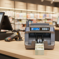 Compteur de billets portable, machine à compter l'argent, compteur de devises