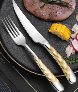 Kitchen <strong>Cutlery</strong> Sets Luxury High Quality Stainless Steel Spoon Fork Knife <strong>Cutlery</strong> Set for Hotel - Product Image 5