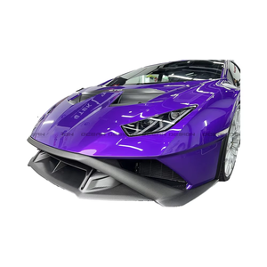 Pour Lamborghini <span class=keywords><strong>Huracan</strong></span> Kit de carrosserie en fibre de carbone sèche STO amélioré pare-chocs avant et arrière, jupes latérales, garde-boue, capot - Product Image 1