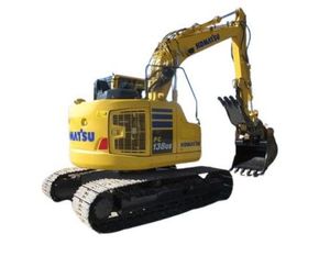 Excavadora hidráulica de cadenas usada de Japón para PC138, 13 toneladas, alto momento de carga, cucharón de 0.7m, motor de 88HP - Product Image 1