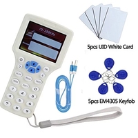 Copieur de cartes RFID NFC, programmeur de fréquences HF LF, lecteur-graveur de cartes, copieur de cartes IC ID