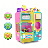 Machine à Barbe à Papa Automatique Professionnelle avec Système de Paiement par Pièces, Distributeur Automatique de Barbe à Papa en Promotion