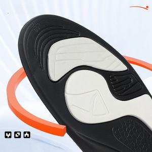 Semelles de course respirantes pour hommes et femmes, en mousse à mémoire de forme, orthopédiques, avec soutien de la voûte plantaire, absorption des chocs, déodorantes, coussinets sportifs - Product Image 4