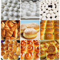HNOC dijual mesin pembuat roti harga rendah komersial hidrolik pemisah adonan Manual mesin bundar roti