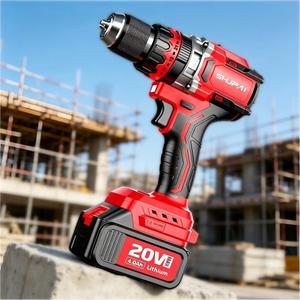 Taladro de Impacto Compacto sin Escobillas de Litio de 20V, 160Nm de Torque, con Batería y Cargador para Construcción, Metal, Bricolaje y Proyectos Domésticos - Product Image 1