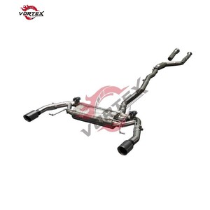 Escape Catback VORTEX SUS304 Valvetronic para BMW G01 X3/G02 X4 2.0T/3.0T 2019-2024, Puntas Cuádruples Deportivas, Instalación Directa - Product Image 4