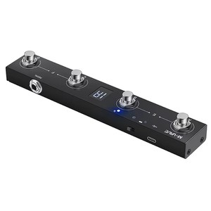 Pédale de guitare MIDI sans fil complète M-VAVE, pédale de guitare électrique sans fil portable noire - Product Image 1