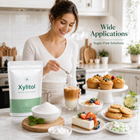 Granulés de Xylitol de Qualité Alimentaire E967 – Édulcorant Faible en Calories pour Chewing-gums, Bonbons, Boissons, Pâtisseries, Soins Bucco-dentaires – Extrait Végétal