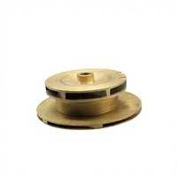 Rotor de pompe en laiton de précision usiné CNC, composant haute performance pour équipement de manutention de fluides, pièces de rechange industrielles OEM